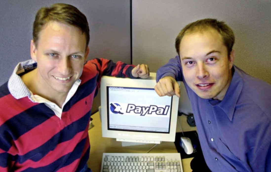 elon Musk en su etapa de Paypal